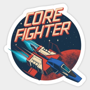 Core Fighter Sticker